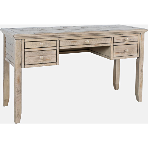 Rustic Shores Desk w/ USB Charging in Weathered Gray